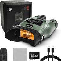 IPRee 4K Night Vision Goggles 48MP High Definition Infrared 8X Digital Zoom 5000mAh Battery Adjustable IR Levels for Out