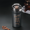 IPRee 600ml/21OZ Portable Thermal Coffee Mug with Straw Double Wall Insulated Sublimation Tumble Leakproof Water Thermos