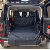 IPRee Car Waterproof Dog Car Seat Cover Trunk Case Dog Car Transporter Travel Mat Pad Dog Carriers Hammock For Small Med