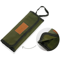 IPRee Cutlery Bag Portable Camping Kitchen Cooking Utensil Set Kitchenware Set Storage Bag Kitchen Gadgets for Barbecue