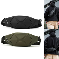 IPRee Fashion Waterproof Ride Waist Packs Solid Color Fanny Pack Unisex Belt Bags Casual Travel Storage Phone Chest Pack