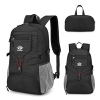 IPRee Foldable Lightweight Fishing Backpack Foldable Travel Bag Men Women Outdoor Sport Camping Climbing Cycling Trekkin