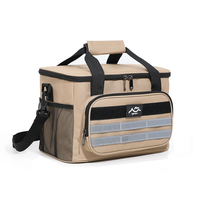 IPRee Large-Capacity Outdoor Picnic Bag Handheld&Crossbody Multi-Layers Travel Thermal Bag Two-way Zipper Portable Outdo