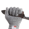 IPRee Level 5 Cut Proof Stab Resistant Wire Metal Glove Kitchen Fishing Cuts Gloves for Oyster Shucking Fish Gardening S
