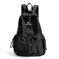 IPRee Lightweight Nylon Solid Color Large Capacity Backpack Soft Versatile Bags FemaleHigh Quality Air Cushion Strap S