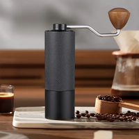 IPRee Manual Portable Coffee Grinder Diamond Grinder CNC Stainless Steel Core Lengthened Handle Double Bearing Adjustabl