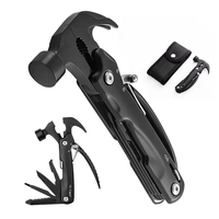 IPRee Multi-Functional Claw Hammer Sheep Horn Hammer,  Convenient Camping Combination Small Tool,  Stainless Steel Pliers
