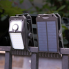 IPRee Multifunctional Solar Clip Light Outdoor Portable Waterproof Sensor Lamp Courtyard Garden Lamp Patio Home Camping