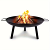 IPRee Outdoor Courtyard Round Brazier Portable Wood Stove 4-5 People Household Charcoal Heating Stove Portable Firepit O