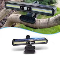 IPRee Outdoor LED Solar Clip-On Landsca Lights Waterproof Street Lantern Motion Sensor Wall Light For Garden Garage Cour