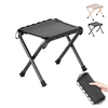IPRee Outdoor Portable Folding Stool Oxford Cloth Folding Stool Nonslip Camping Stool Chair Waterproof Fishing Chair Pic