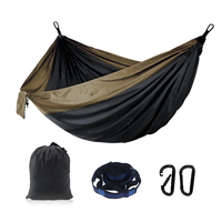 IPRee Portable Parachute Hammock 270x140cm Camping Survival Outdoor Indoor Hammock for Backyard Patio Hiking Travel