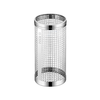 IPRee Round BBQ Basket Stainless Steel Rolling Grilling Basket Wire Mesh Cylinder Grill Basket Portable Outdoor Camping
