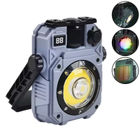 IPRee Solar Camping Lamp with Magnet & Adjustable Bracket 5 Modes Outdoor Waterproof Lantern for Tent,  Hiking,  Emergency