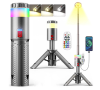 IPRee Telescopic Camping Lantern Rechargeable with 15 Color Temperatures 6000mAh Camping Essentials Portable Waterproof