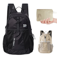 IPRee Ultralight Foldable Backpack, Waterproof Hiking Pack for Trekking Travel, Compact Long-lasting Small Bag with Adjust