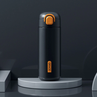 IPRee Vacuum Thermal Kettle Portable Stainless Steel Vacuum Flask with Straw Cute Thermos Bottle Elegant Fashion Coffee