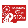 ISANSTAND Class10 U3 TF Memory Card High Speed 512GB/256GB/128GB/64GB Micro SD Card Flash Card Smart Card for Driving Re