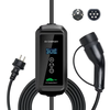 ISIGMA 3.6KW 16A EV Portable Charger Type2 IEC62196-2 EVSE Charging Box Electric Vehicle Cars Chargers CEE Plug 5M Cable