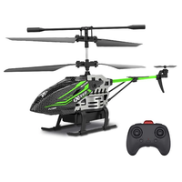 J28 2.4G 3.5CH Colorful LED lights Fixed-height Hovering One Key Takeoff and Landing RC Helicopter RTF
