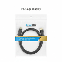 Jasoz A121 DP0 to HDMI0 Cable 4K 30Hz Gold-Plated Connector Shielded Design Audio Video Sync Texas Instruments Chip Mult