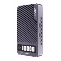 JEYI 586R Dual NVMe SDD Enclosure 2-Bay 2-Bay Hardware RAID Enclosure 20Gbps Transmission Speed SSD Case Support RAID0/