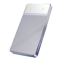 JEYI i9 Dual Bay M.2 NVMe Sata SSD Enclosure USB3.2 Gen 2 10Gbps Aluminum Case for M.2 PCIe 2280/60/42/30 SSD Support UA