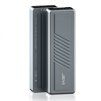 JEYI i9 Magnetic M.2 NVMe SSD Enclosure Aluminum Alloy Case 10Gbps Type-C3.1 Gen2 External Solid State Drive Built-in PW