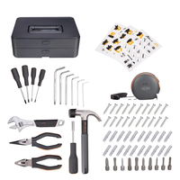 JIMIHOME X2-AB Home Combination Tool Box Layered Free Combination for DIY Hand Tools and Home Repair Tools