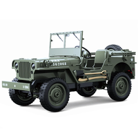 JJRC C8815 RTR 1/10 2.4G 4WD RC Car Willys Military Truck Off-Road Climbing LED Light Optional Winch Canopy Metal Frame