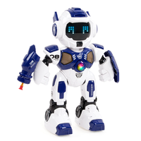 JJRC R35 Max Intelligent Mechwarrior RC Robot LED Lights Touch Sensing with Soft Bullet Launching Function for Children