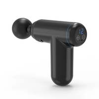 JM-12A 32 Gear LCD Touchable Screen 24W Power Intelligent Chip USB Rechargeable Relax Body Sport Mini Muscle Massager Ma