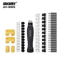 JM-8185 Multi-Function Screwdriver Set 69 Pieces Industrial-Grade Magnet Dual Magnetizers Transform Mechanic DIY Repair