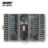 JM-8192 Multi-Functional 180-in-1 Precision Screwdriver Tool Set Chrome Vanadium Bits Stripped Screw Extractors Mobile P