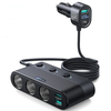 Joyroom JR-CCL01 179W 7 in 1 Car Charger CigaretteLighter Adapter 3 CigaretteLighter+3USB-A+USB-C PD QC3.0 Fast Charging