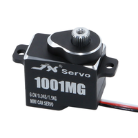 JX PDI-1001MG 10g Micro Coreless Full Aluminum Case Metal Gear RC Servo for RC Cars Vehicle Models