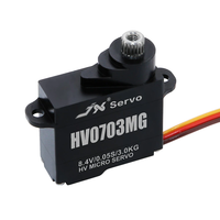 JX PDI-HV0703MG 7.1g Micro Coreless Full Aluminum Case Metal Gear RC Servo for RC Cars Vehicle Models