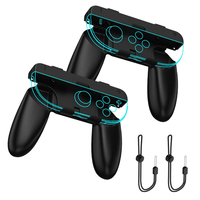 JYS JYS-NS2276 Switch2 Detachable 2-in-1 Joy-Con Grip Ergonomic Dual Hand Mode Tool-Free SL/SR Access Wrist Strap Portab