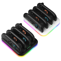 JYS JYS-NS2303 Switch2 Joy-Con 4 in 1 Charging Dock Type-C Fast Charging LED Indicators RGB Lighting Left and Right Hand