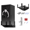 JYS JYS-X139 for Xbox Series X Wall-mounted Bracket On-Wall Space Saver Shelf Stand with Controller Holder Hook for Head
