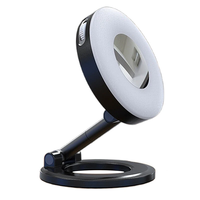 K3 Mobile Phone Filling Light Magnetic 360° Rotation Adjustable Stepless Dimming Foldable for Phone Selfie Vlog Live Str