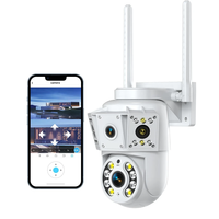 K30 2-Lens WIFI IP Camera 1080P Full Color Outdoor Waterproof Night Vision WiFi Surveillance Camera 1920x1080 360-degree
