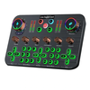 K600 Live Sound Card Gaming Audio Mixer Sound Processor Professional Audio Mixing Console for Live Streaming Podcast Rec