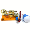 K611 Hot Air Stirling Engine Model Alternator wiht LED Acrylic Base Plate Steam Power Experiment Physics Science Educati