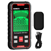 KAIWEETS KEMF-1 EMF Detector 3-in-1 Handheld Rechargeable Meter Magnetic Electric RF Radiation WiFi Signal Detection Sou