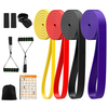KALOAD 11pcs Heavy Duty Latex Resistance Band Exercise Elastic Band Set For Sport Strength Pull Up Assist Band Workout P