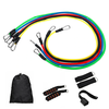 KALOAD 11pcs/set Fitness Resistance Bands Sports Gym Training Yoga Band