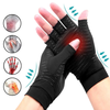 KALOAD 1Pairs Copperion Arthritis Compression Gloves for Adult Relieve Hand Pain Swelling Carpal Tunnel Support Half Fin