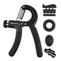 KALOAD 1Set 5-60kg Adjustable Hand Gripper Strengthener Wrist Exerciser Forearm Ring Grips Finger Stretcher Workout Fitn
