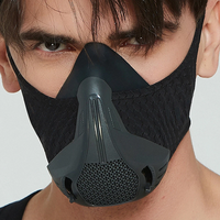 KALOAD 25 Levels Sports Oxygen-controlled Fitness Mask Running to Simulate High-altitude Low-oxygen Training Face Mask